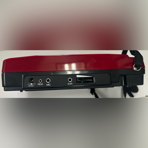 Vintage GPX C620 Portable Cassette Recorder-Red WORKS - Picture 7 of 10